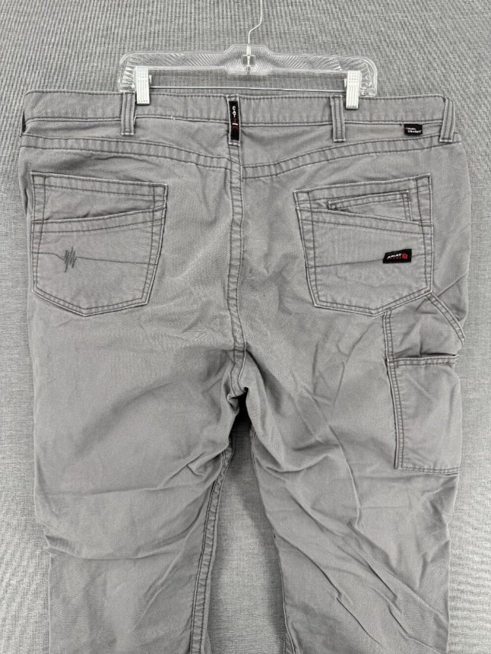 Ariat FR M4 Relaxed Boot Cut Jeans Mens 44x32 Gray Flame Resistant Work Pants